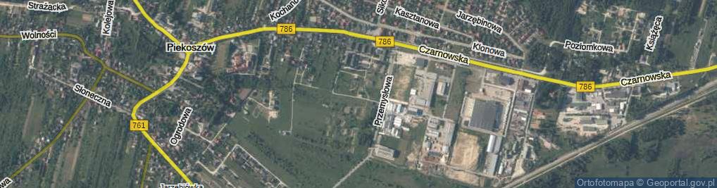 Zdjęcie satelitarne Diamentowa ul.