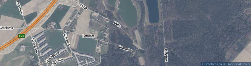 Zdjęcie satelitarne Długa ul.
