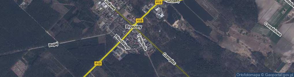 Zdjęcie satelitarne Długosza Królewskiego ul.