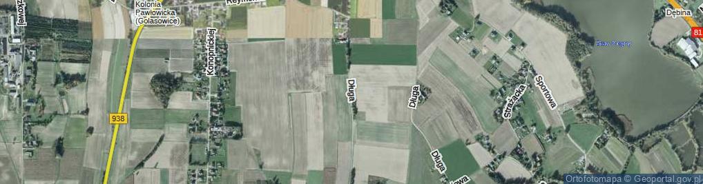 Zdjęcie satelitarne Długa ul.