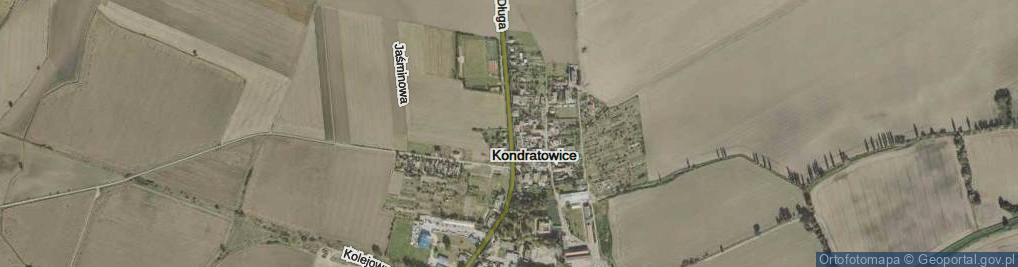 Zdjęcie satelitarne Długa ul.