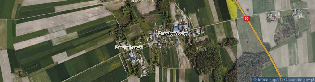 Zdjęcie satelitarne Dmochy-Wochy ul.