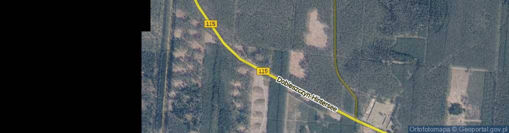 Zdjęcie satelitarne Dobieszczyn-Hintersee ul.