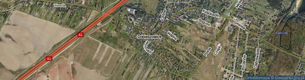 Zdjęcie satelitarne Dobieszowice ul.