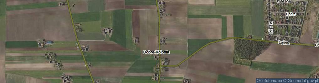 Zdjęcie satelitarne Dobre-Kolonia ul.