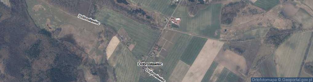 Zdjęcie satelitarne Dobrosławiec ul.