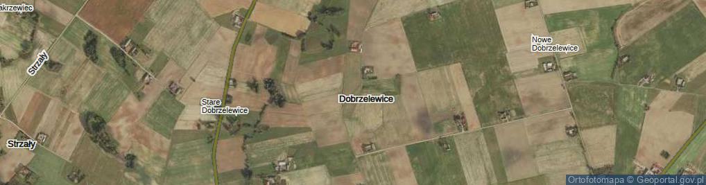 Zdjęcie satelitarne Dobrzelewice ul.