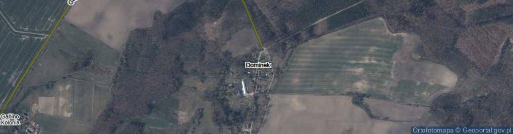 Zdjęcie satelitarne Dominek ul.