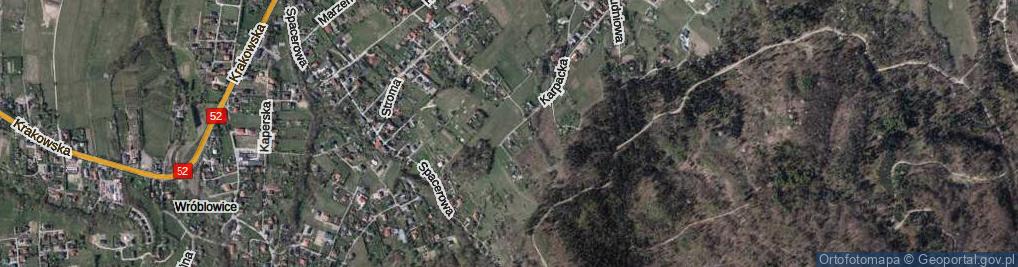 Zdjęcie satelitarne Do Lasu ul.