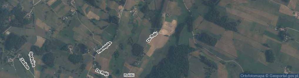 Zdjęcie satelitarne Do Raju ul.