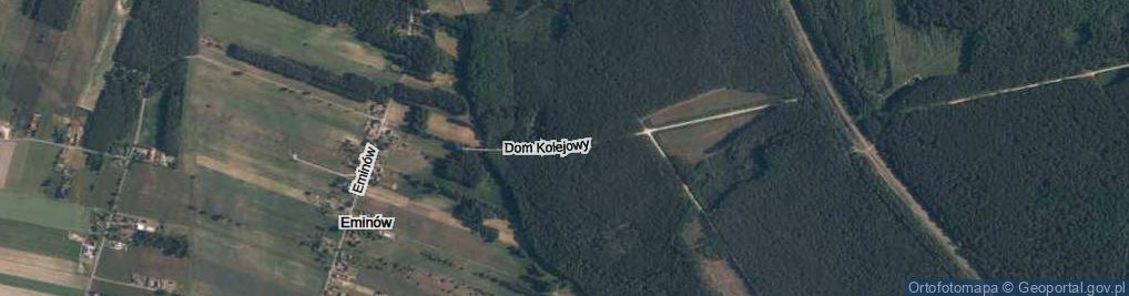 Zdjęcie satelitarne Dom Kolejowy ul.