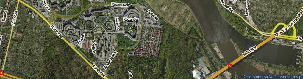 Zdjęcie satelitarne Dobrzańska ul.