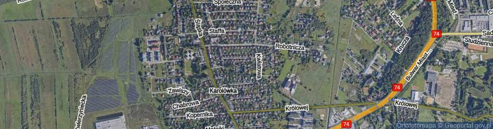 Zdjęcie satelitarne Dolna ul.