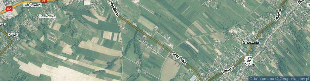 Zdjęcie satelitarne Drapówka ul.