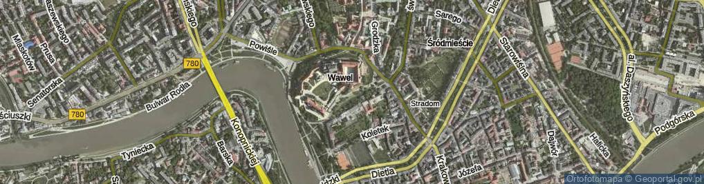 Zdjęcie satelitarne Droga Do Zamku ul.