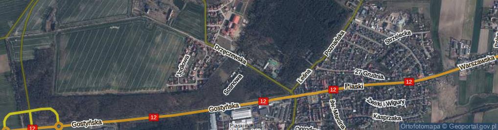 Zdjęcie satelitarne Drzęczewska ul.