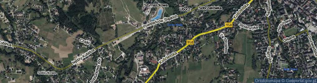 Zdjęcie satelitarne Droga na Szymaszkową ul.
