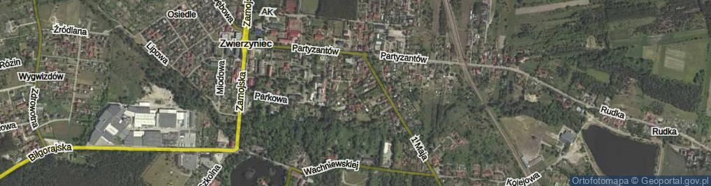 Zdjęcie satelitarne Dubickiego ul.