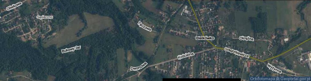 Zdjęcie satelitarne Dworcowa ul.
