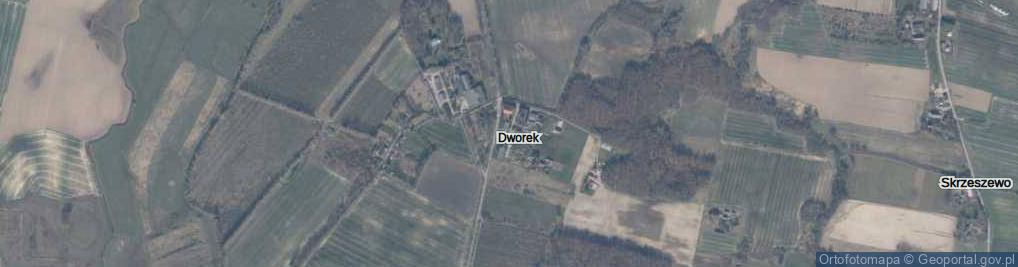 Zdjęcie satelitarne Dworek ul.