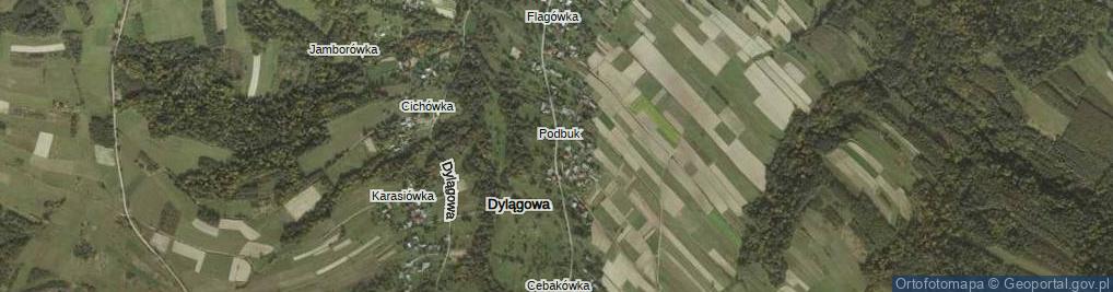 Zdjęcie satelitarne Dylągowa ul.