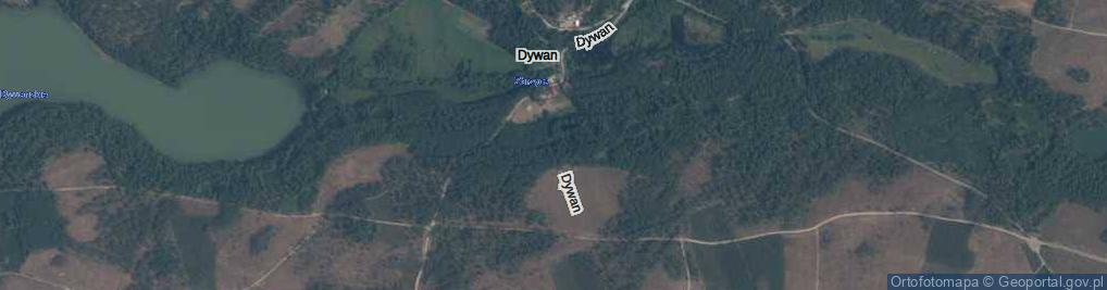 Zdjęcie satelitarne Dywan ul.