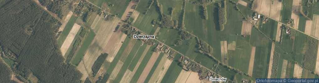 Zdjęcie satelitarne Dzierzązna ul.