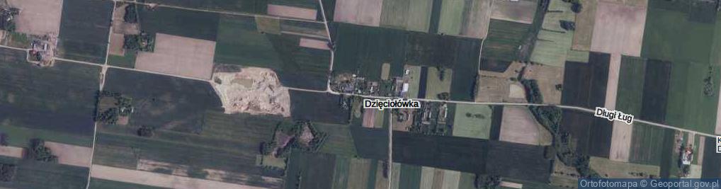 Zdjęcie satelitarne Dzięciołówka ul.