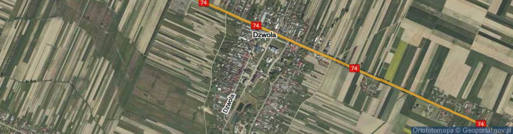 Zdjęcie satelitarne Dzwola ul.