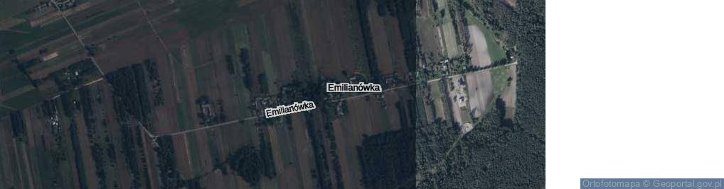 Zdjęcie satelitarne Emilianówka ul.
