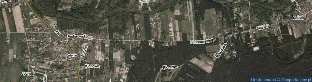 Zdjęcie satelitarne Fedorowskiego ul.