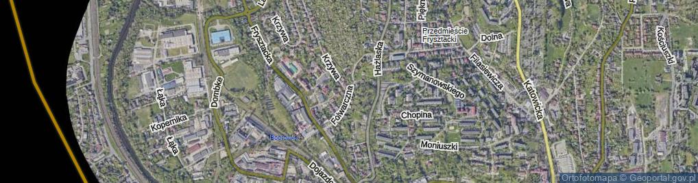 Zdjęcie satelitarne Folwarczna ul.