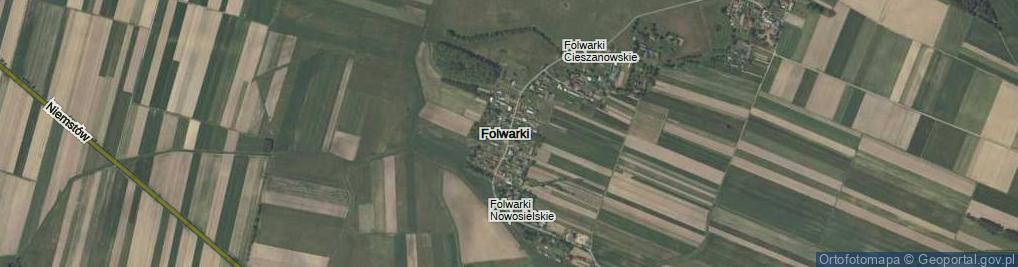 Zdjęcie satelitarne Folwarki ul.