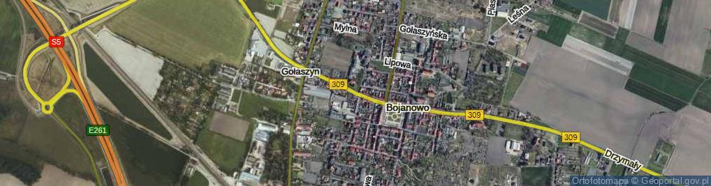 Zdjęcie satelitarne Franciszka Żwirki i Stanisława Wigury ul.