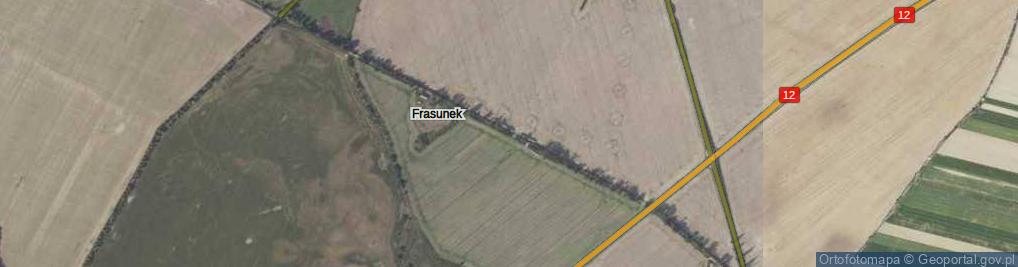Zdjęcie satelitarne Frasunek ul.