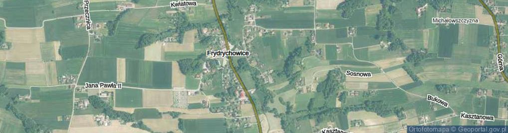 Zdjęcie satelitarne Frydrychowice ul.