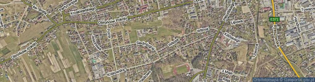 Zdjęcie satelitarne Fredry Aleksandra ul.