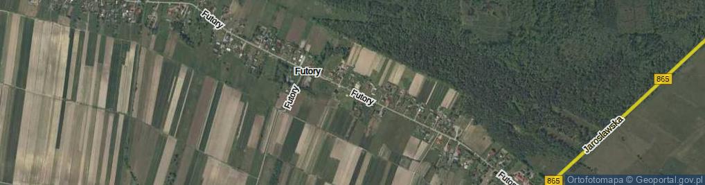 Zdjęcie satelitarne Futory ul.