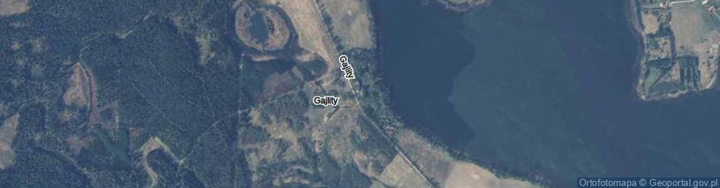 Zdjęcie satelitarne Gajlity ul.