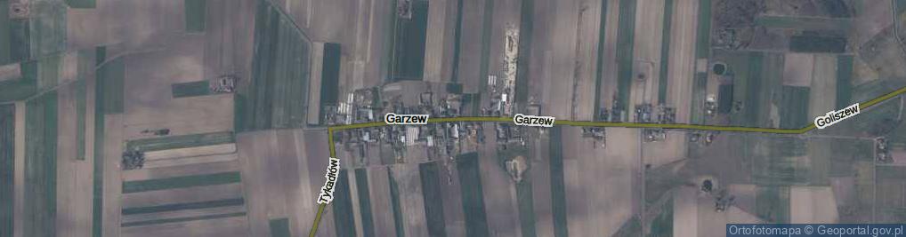 Zdjęcie satelitarne Garzew ul.