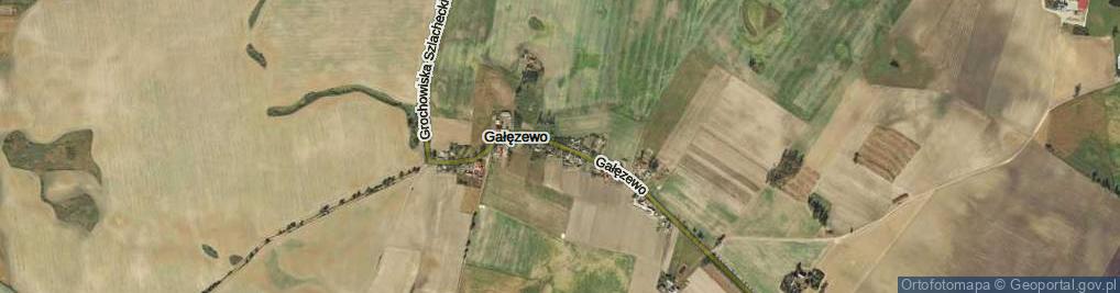 Zdjęcie satelitarne Gałęzewo ul.