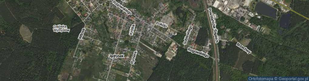 Zdjęcie satelitarne Gajowa ul.