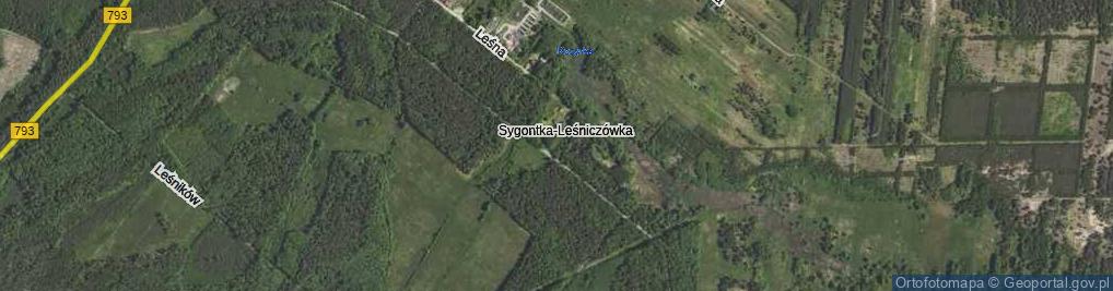 Zdjęcie satelitarne Gajowych ul.