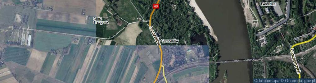 Zdjęcie satelitarne Garczaków ul.