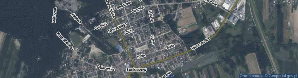 Zdjęcie satelitarne Garncarska ul.