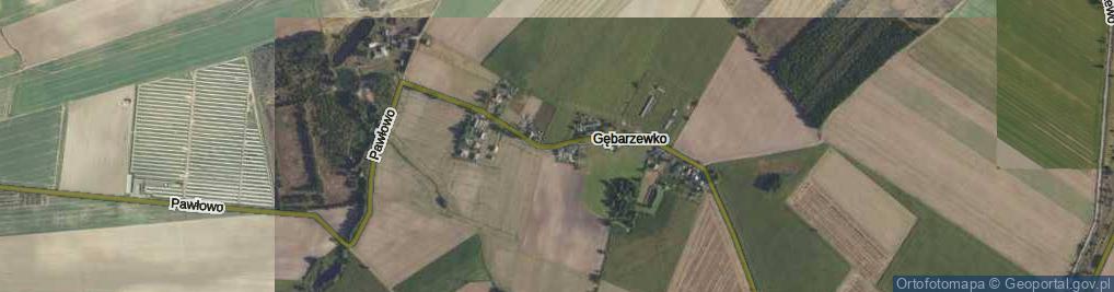 Zdjęcie satelitarne Gębarzewko ul.