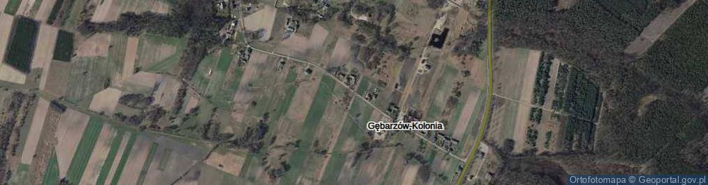 Zdjęcie satelitarne Gębarzów-Kolonia ul.