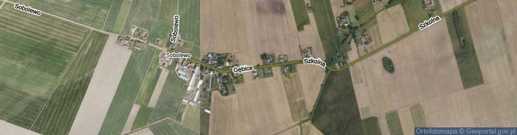 Zdjęcie satelitarne Gębice ul.