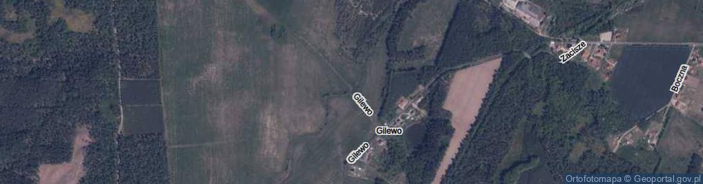 Zdjęcie satelitarne Gilewo ul.