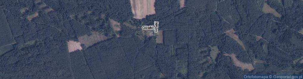 Zdjęcie satelitarne Giżałki ul.